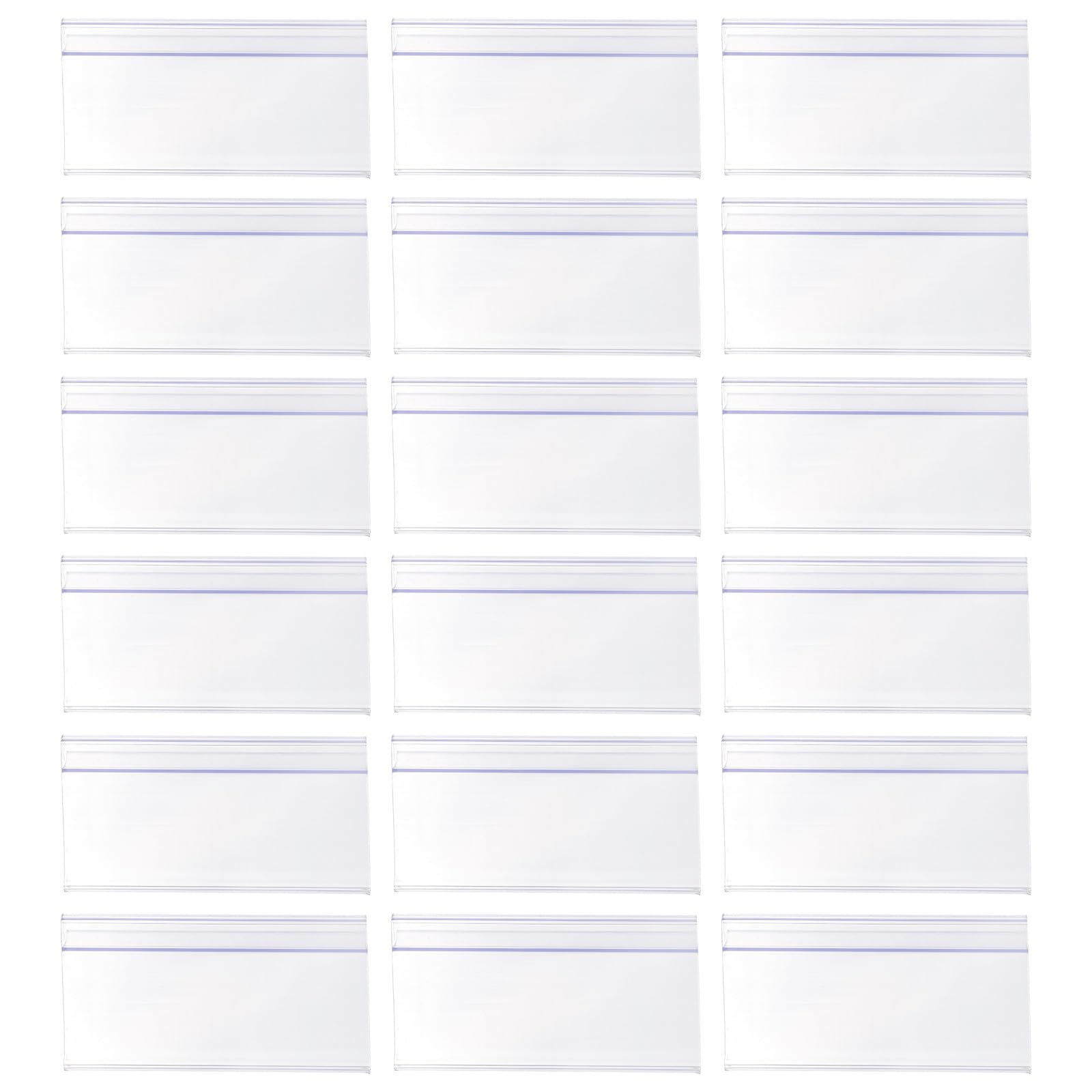 30 Pièces Porte-étiquettes de Prix Transparent en Plastique pour Rayonnage