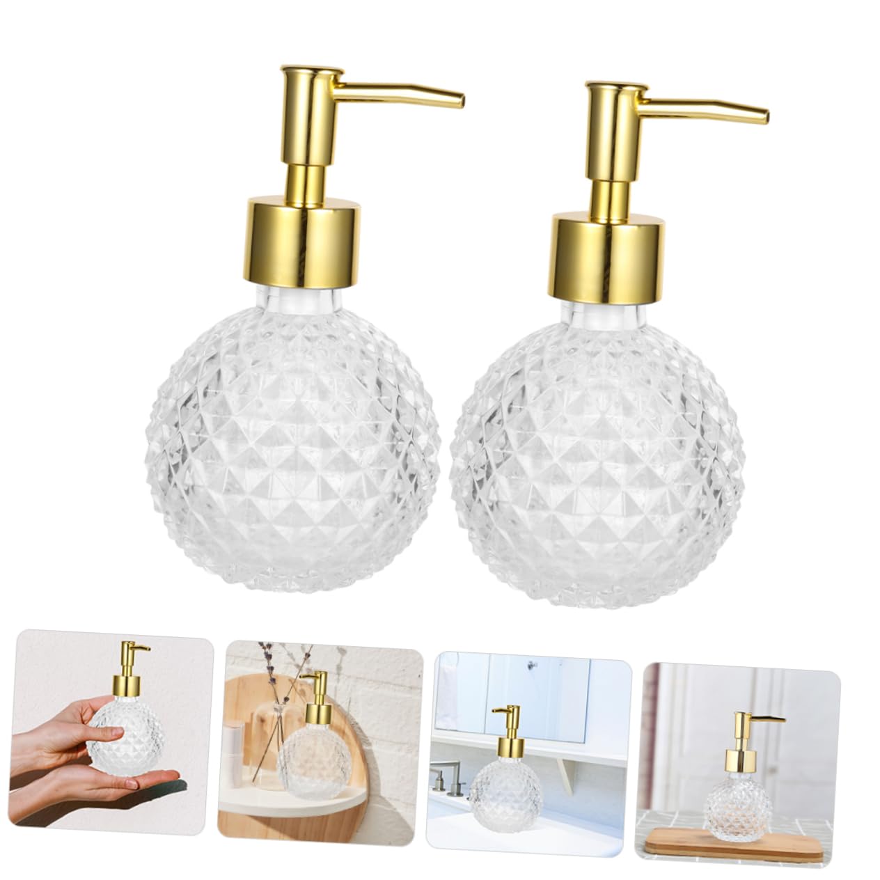 Cabilock 8stücke Seifenspender Mit Pumpe Nachfüllbare Flüssigseifenflasche Für Handseife Shampoo Und Duschgel Design Praktisch Und Tragbar