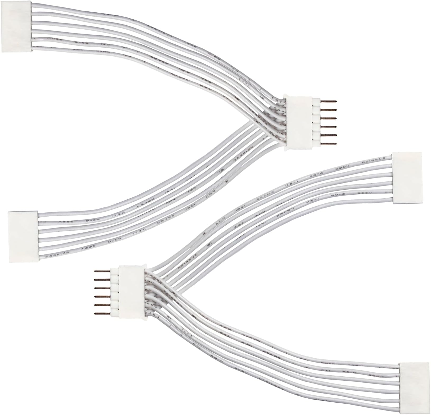 Splitter Compatible with Nanoleaf Essentials Lightstrips (2 Pack, White)