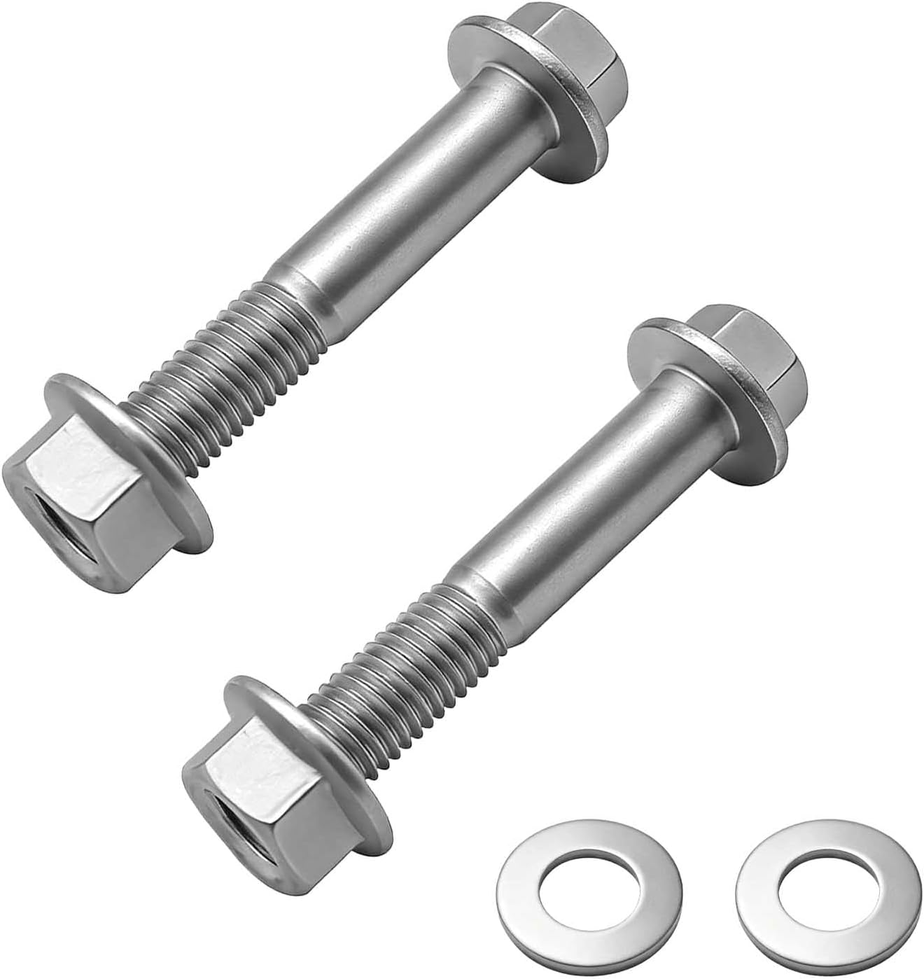 2 Pcs Front Lower Shock Mount Bolts Kit Fits for Toyota Sequoia 2001-2007 Tundra 2000-2006 Tacoma 1995-2004