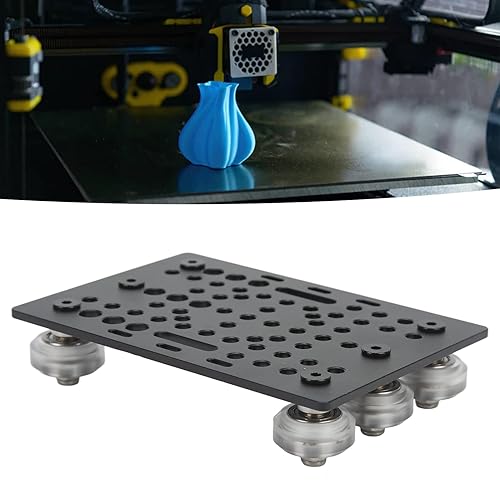 Miniatura 5 de Placa de pórtico, placa de pórtico de aluminio con rueda de polea, anodizada negra, de 0.8 a 3.1 pulgadas, juego de placas de pórtico para 3D,