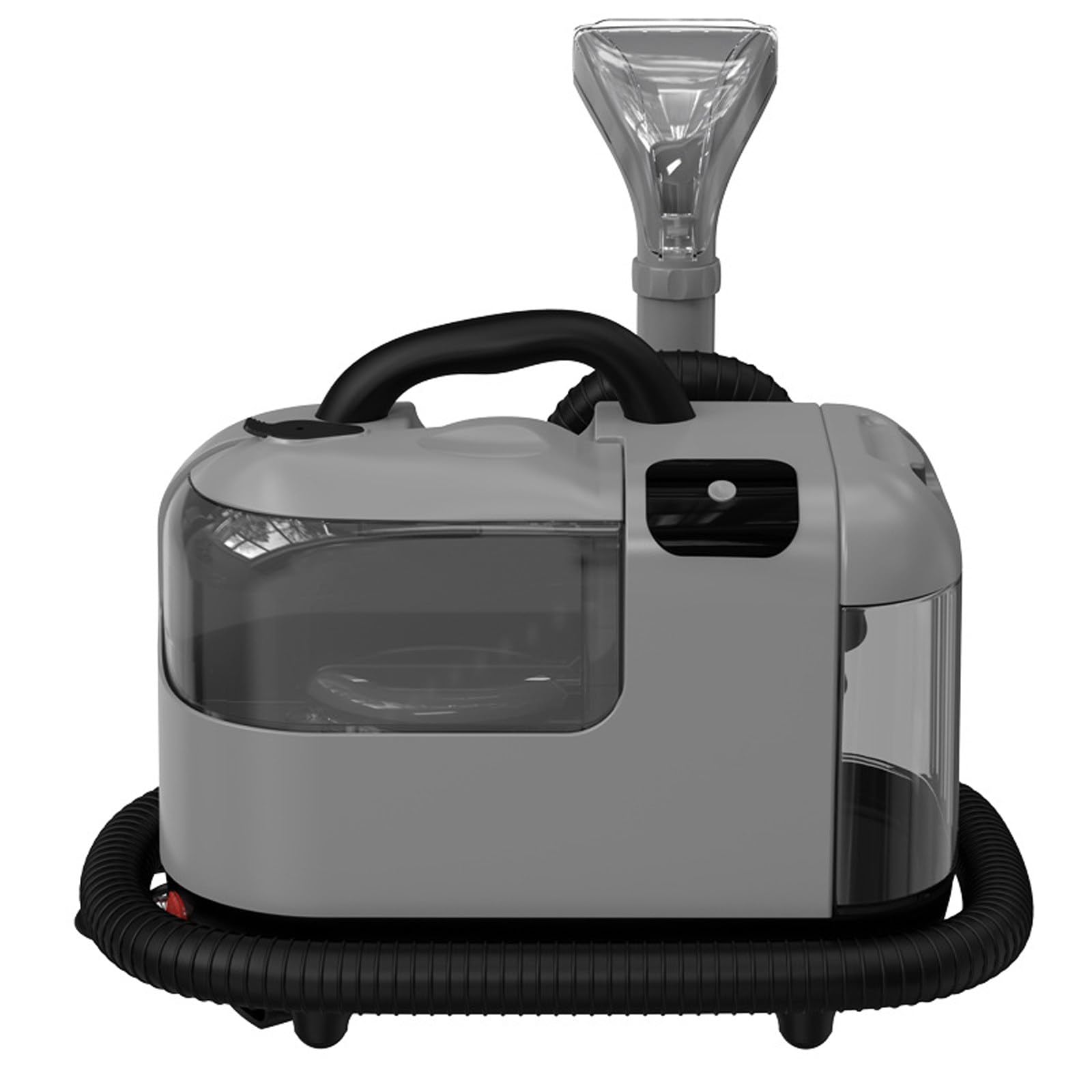 Limpia Sofas Maquina Limpiador Tapicerias 75dBA Manguera de 1.5m Tanque de Solución de 1300ml, con Boquilla de Vapor, para Sofás/Tapicerías/Muebles, Pequeñas Familias 220V-Grey