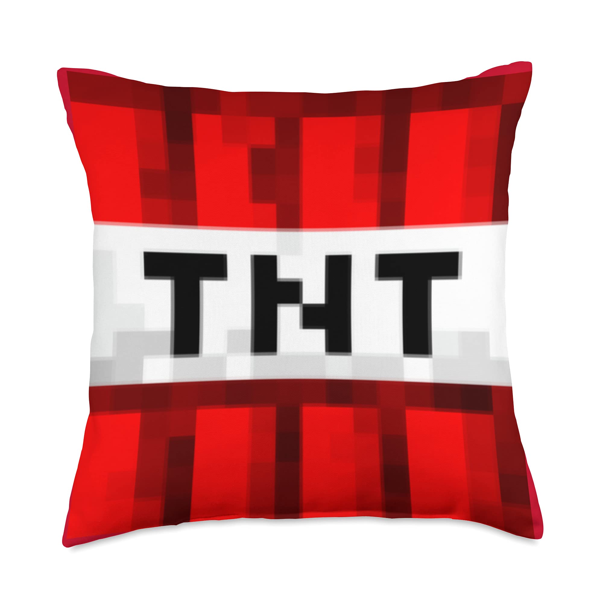 64 bit Gaming TNT Dynamite explosive design 32 bit Throw Pillow