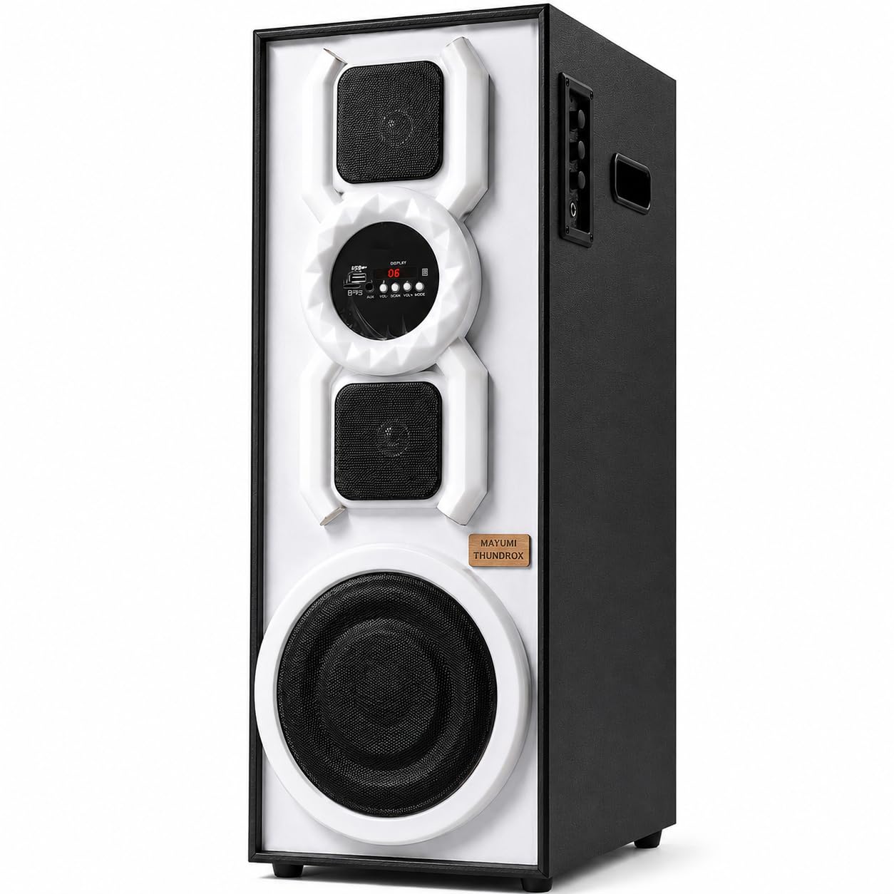 MAYUMI THUNDROX X30 Bluetooth Tower Speaker, 30000W PMPO Dual Woofer Home Theatre with RGB LED Lights, USB, AUX, Remote Control - Wireless Party Speaker for Home, Outdoor & Karaoke (X30)-image-21