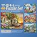 Bits and Pieces - 4-in-1 Multi-Pack - 1000 Piece Jigsaw Puzzles for Adults-Each Measures 20