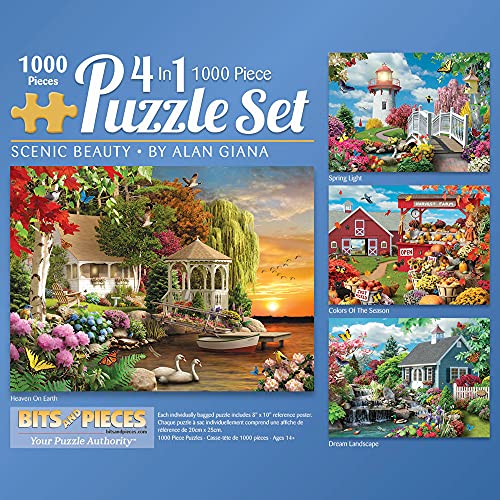 【新品未使用】Bits and Pieces 1000ピース パズル 2セット 61y8SaV8CML.jpg