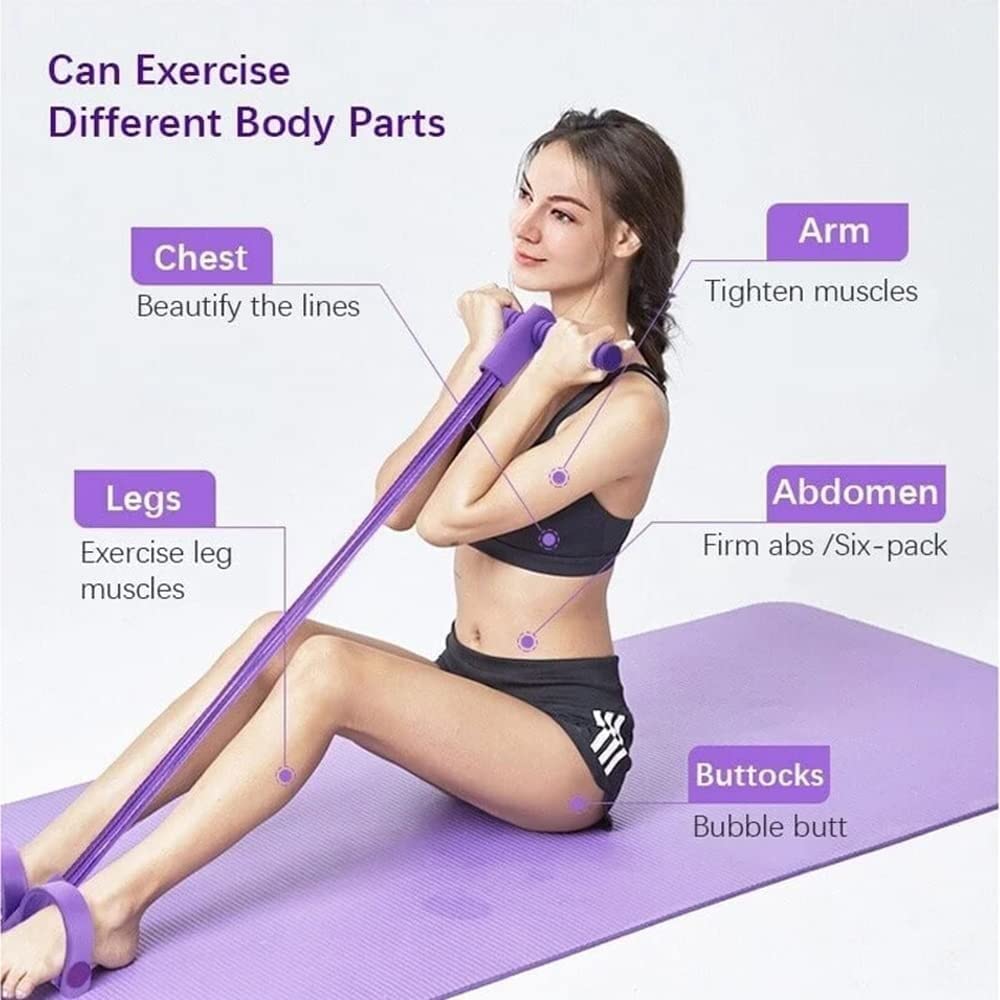 Fascia Elastica Con Pedale Per Cyclette – Corda Resistenza Multifunzione Fitness UK