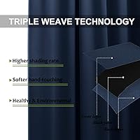 Vista 126 de NICETOWN Cortinas grises para exteriores para patio, impermeables, 2 paneles, resistentes al viento, a prueba de óxido, ojales superiores e