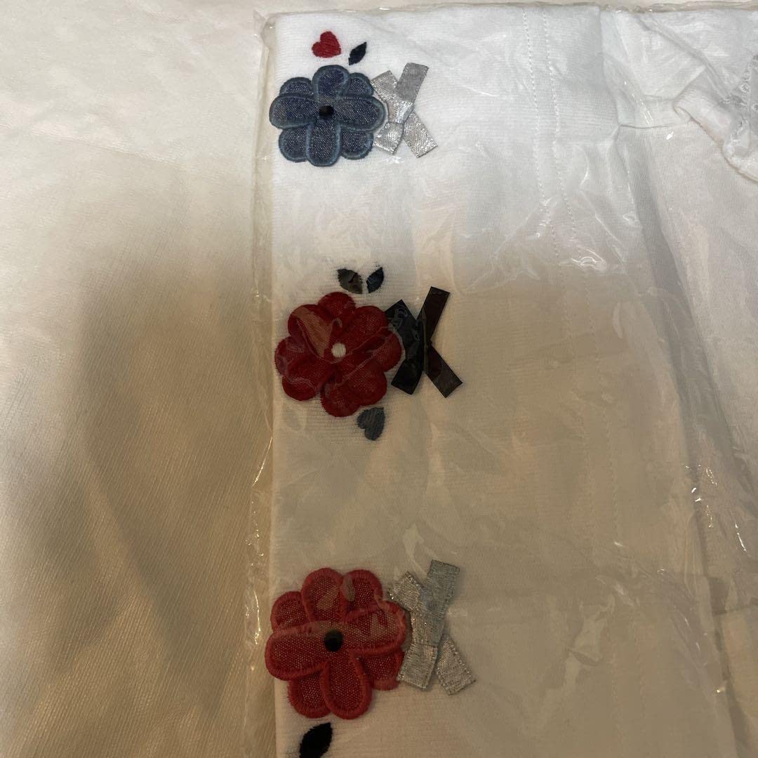 ファミリア 100 飛行機 Tシャツ 半袖 ストライプ 刺繍 空港 クマ 新品