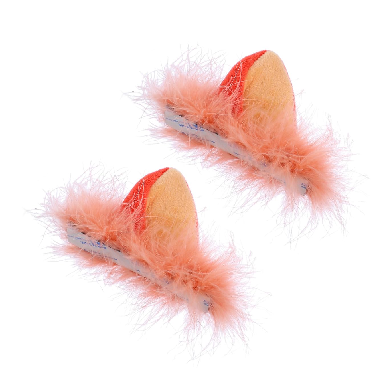 SOLUSTRE 3paires Décoration De Casque De avec Oreilles De Renard Peluche Accessoire pour Casques De Vélo Et Scooter Facile à Installer Parfait pour De