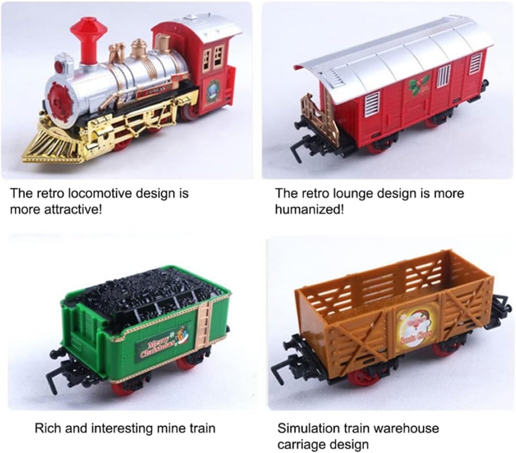 Buy ESiiFuu Christma Train Set Battery Operated Electric Track Toy