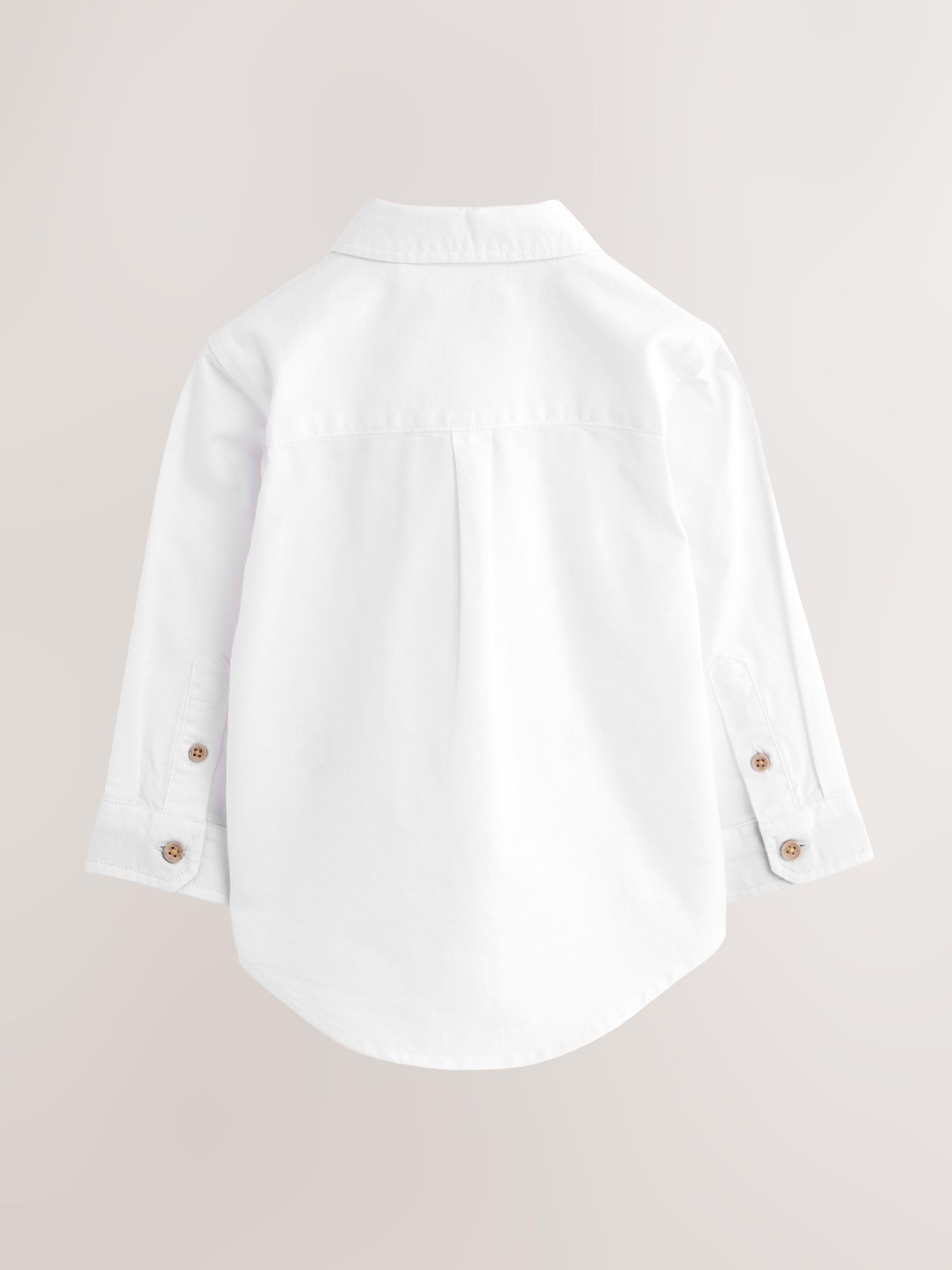 NEXT Garçon Chemise Oxford à Manches Longues White Character 18 Mois-24 Mois