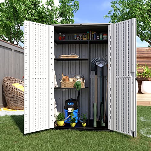 Image of KINYING Metal Laminate Shelving Kit for Kinying Vertical Storage Cabinet, with Screw and Nuts, 68 inch x 46 inch x 15 inch(Color: Black)