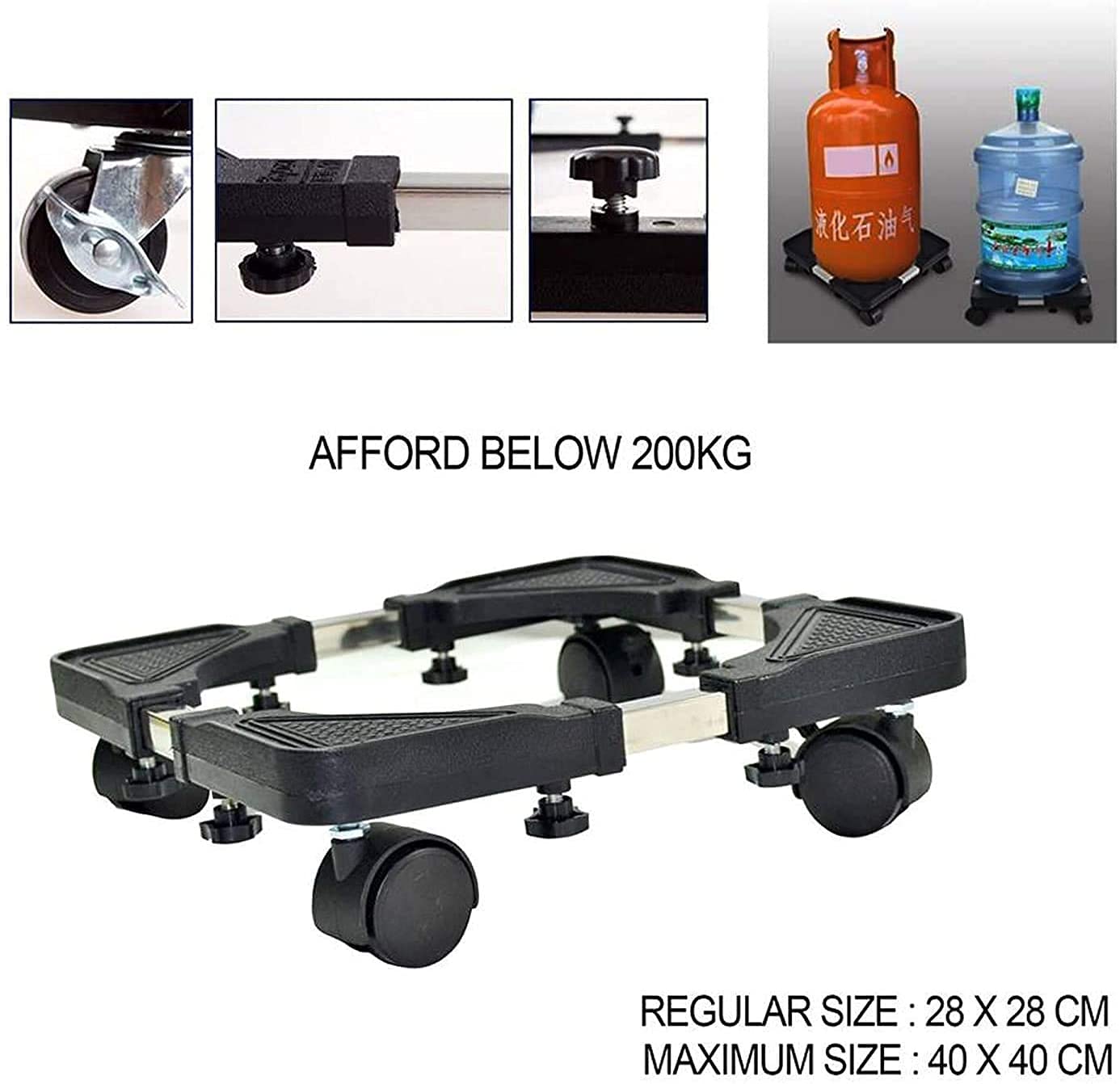 Buy grofly Washing Machine Stand Premium for Front/Top Load Washing