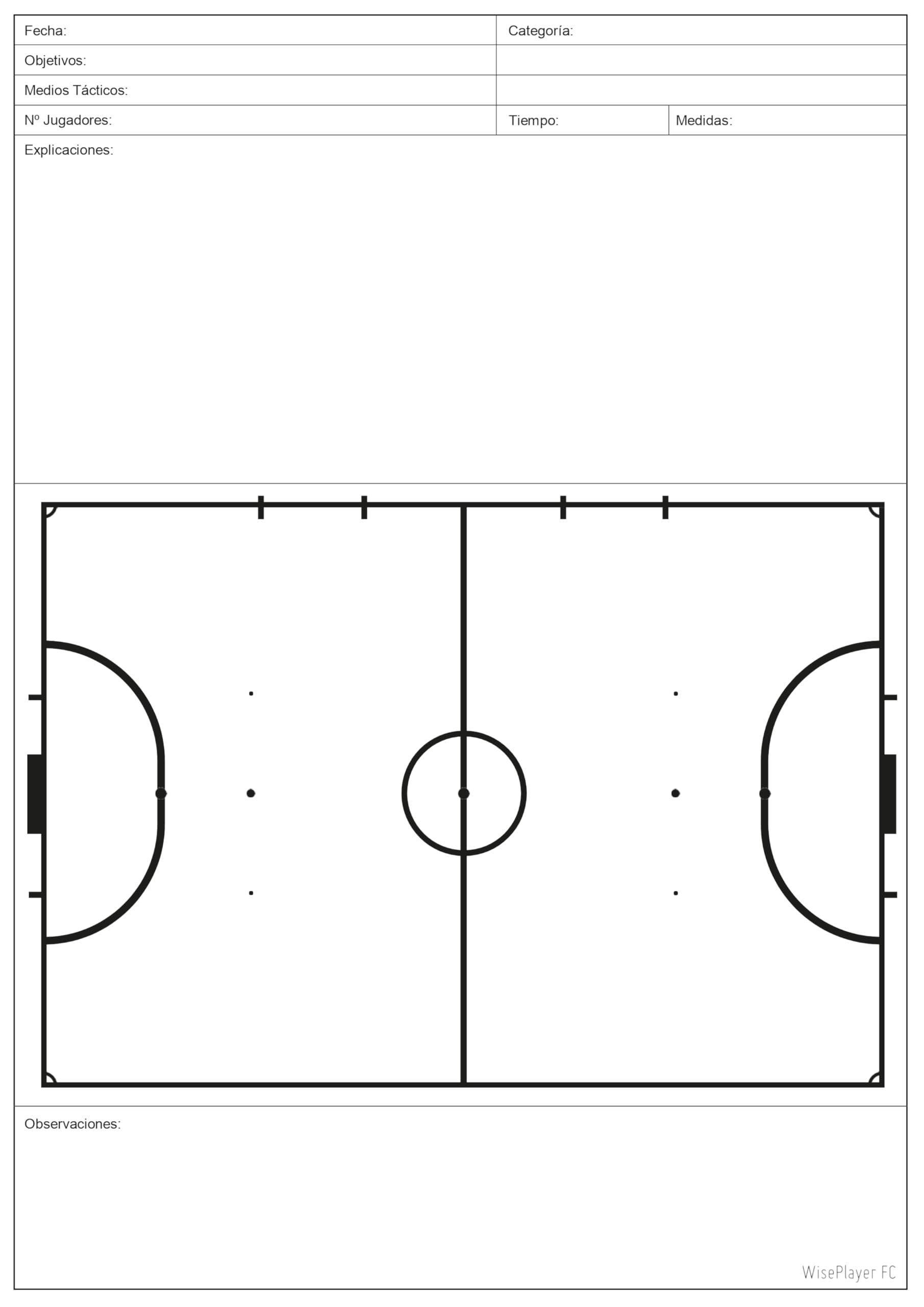 Tablica Taktyczna Teczka z Kieszonką dla Trenera Futsal