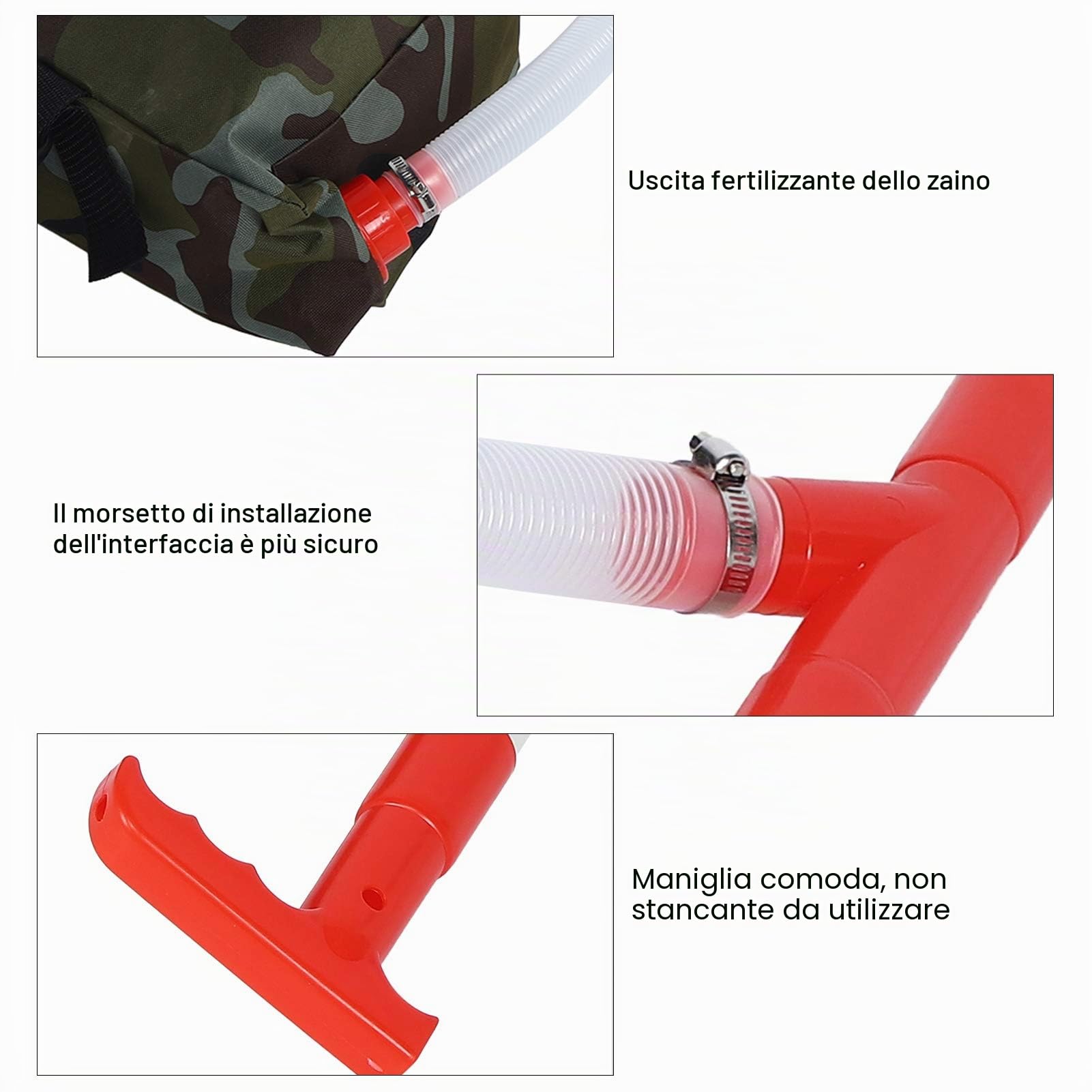 Fdit Spandiconcime, Spandiconcime Manuale Spandiconcime Strumento di fertilizzazione con Borsa per Fattoria Mais Verdure Frutta di Canna da Zucchero