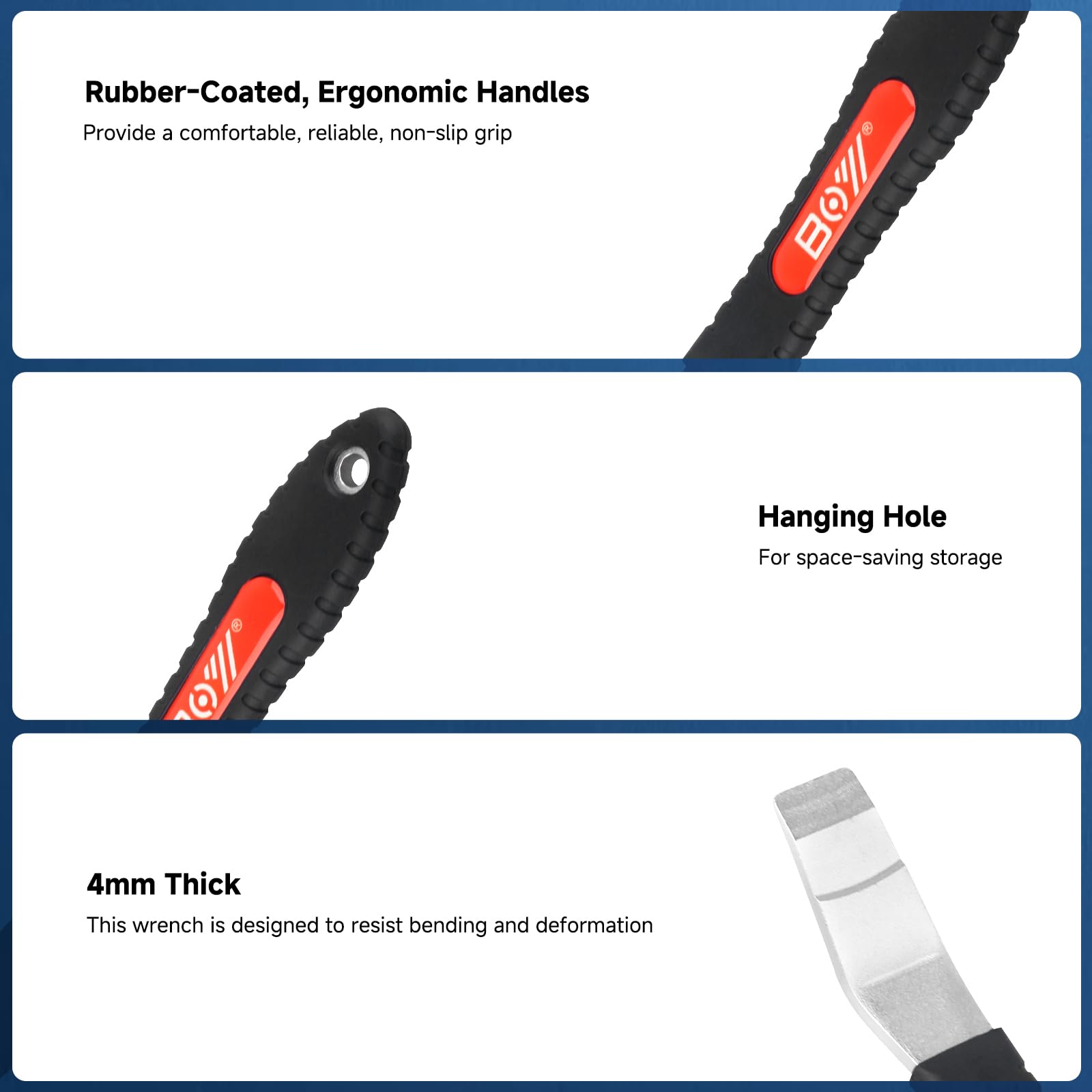 TerchPilet Extended Hydraulic Piston Press for Bicycle Disc Brakes – Caliper Pad Spreader Tool Improved Design with Longer Handle & Extended Tip for Safe Brake Maintenance – Durable Dual-Density Grip