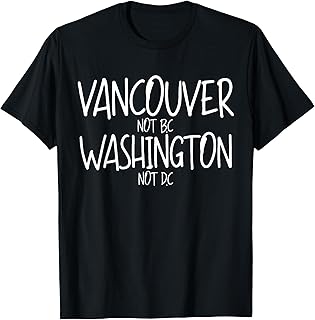 Hilarious Vancouver, Washington Gifts WA Vintage Retro 70s T-Shirt