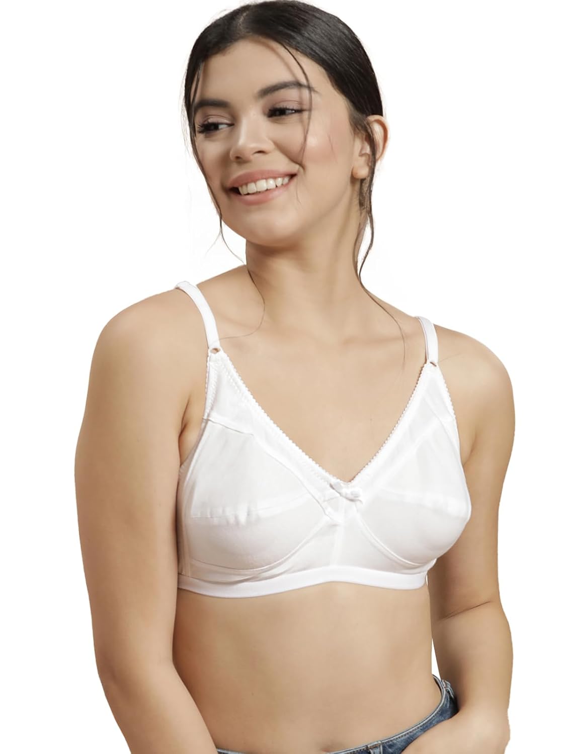 Clovia Women’s Cotton Blend Non Padded Wirefree Full Coverage Bra Clovia Women’s Cotton Blend Non Padded Wirefree Full Coverage Bra