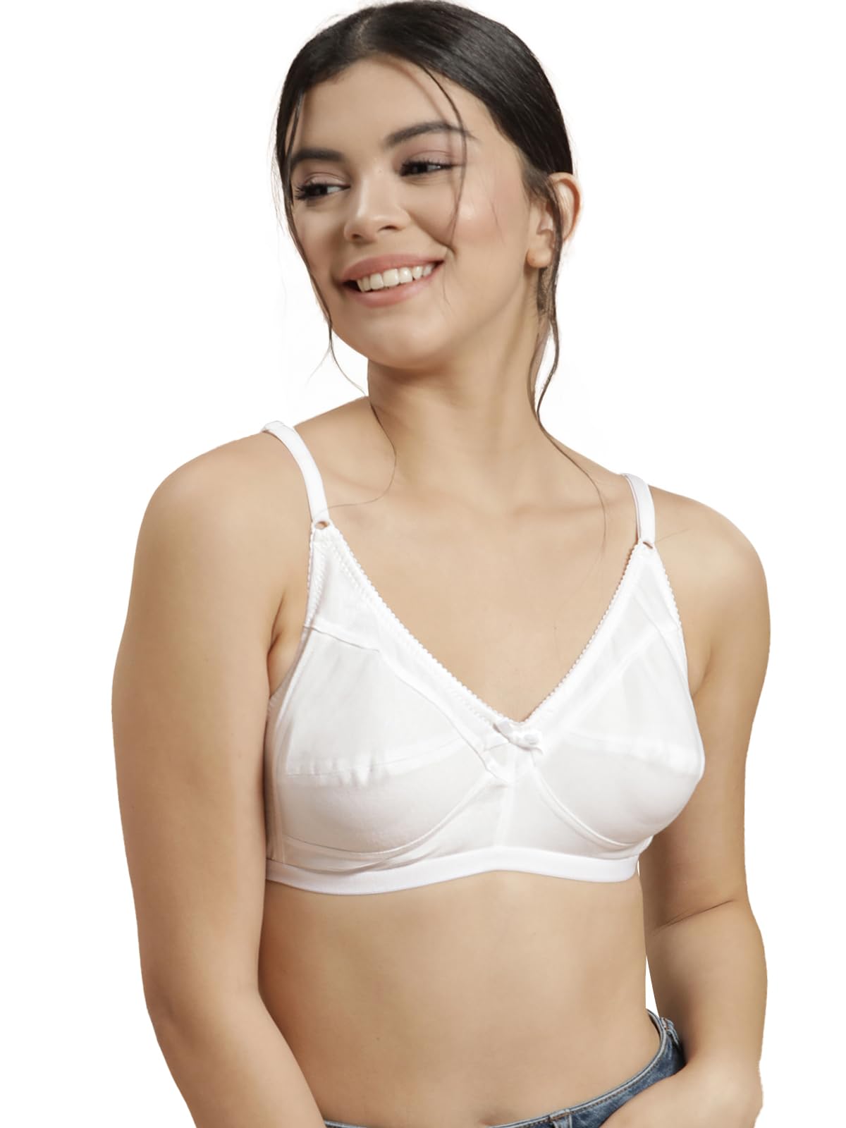 clovia Women's Cotton Non Padded Wire Free Full Coverage Bra-picture-14