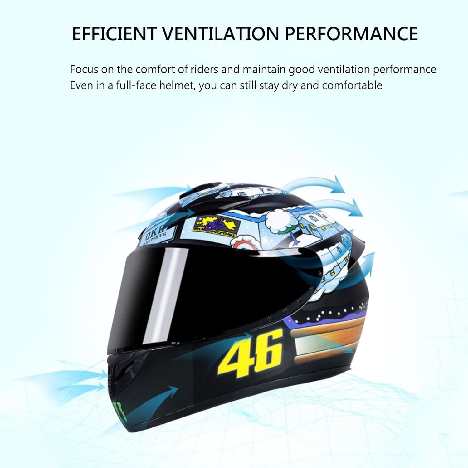 Casco Integrale For Moto Casco Da Corsa For Bici Da Strada Omologato DOT Ed ECE Con Visiera For Adulti, Uomini E Donne