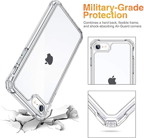 Miniatura 3 de ESR Air Armor - Carcasa diseñada para iPhone SE 2020, iPhone 8