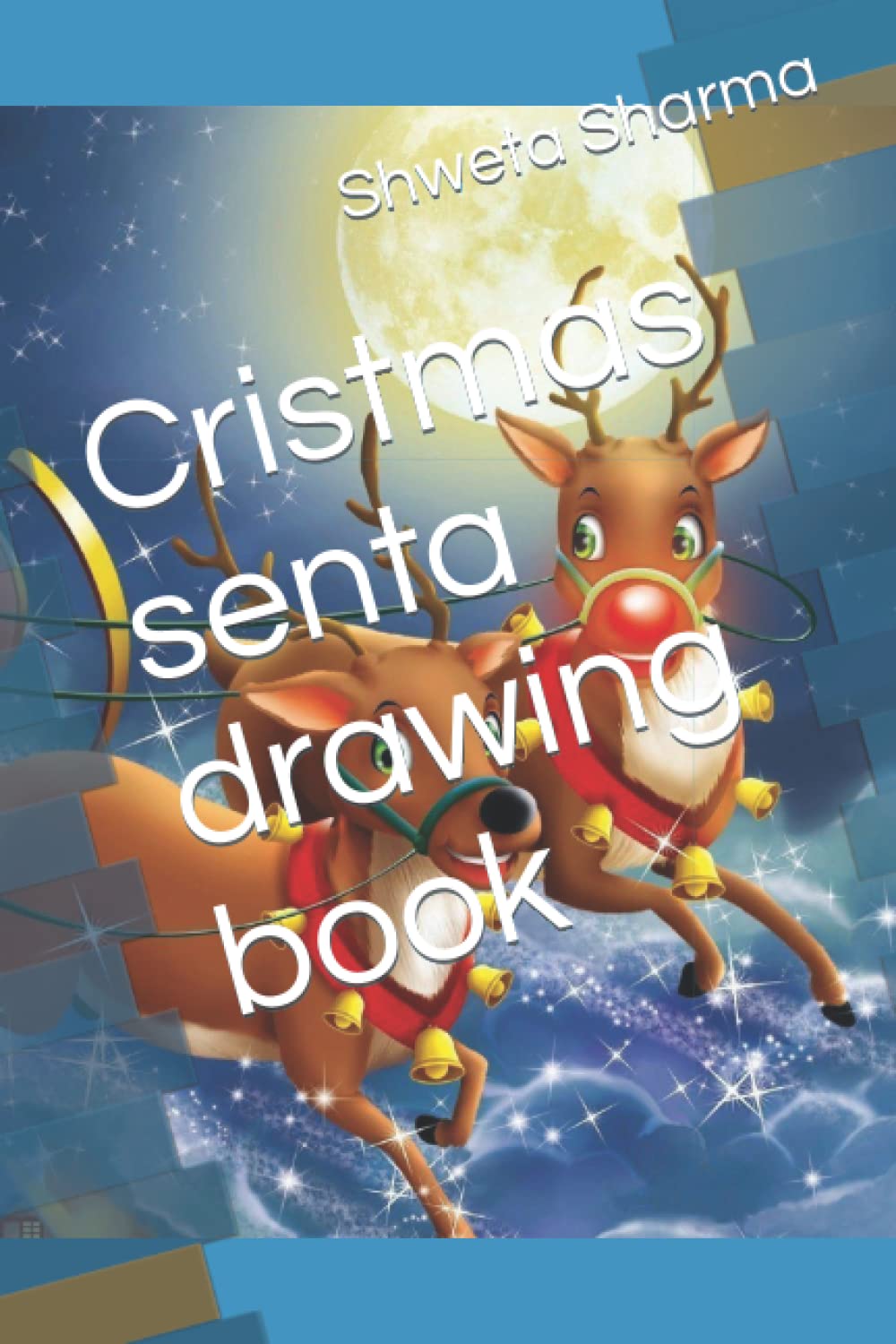 Cristmas senta drawing book