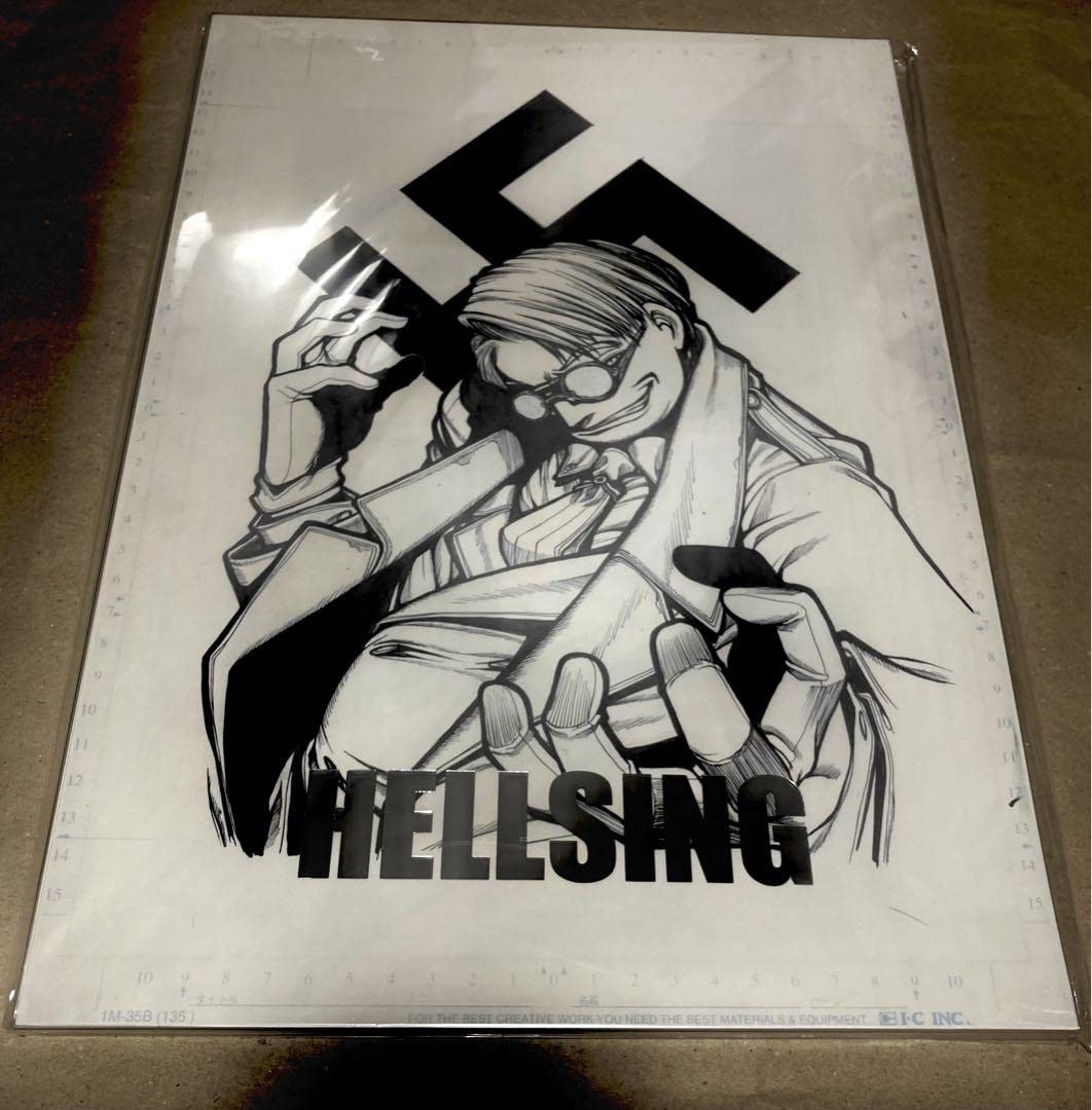 ヘルシング 20周年記念 複製原画 王立国教騎士団 ミレニアム&イスカリオテ