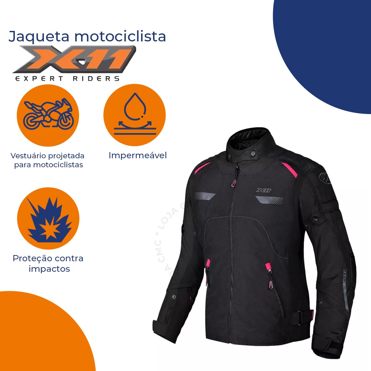 Jaqueta X11 Veler Moto Motociclista Motoqueiro Impermeável em promoção! Veja a oferta e mais achadinhos de Jaquetas & Casacos 5 Hoje é o melhor dia para comprar Jaqueta X11 Veler Moto Motociclista Motoqueiro Impermeável com aquele preço maroto! Promoção! Aproveite a oferta! 5