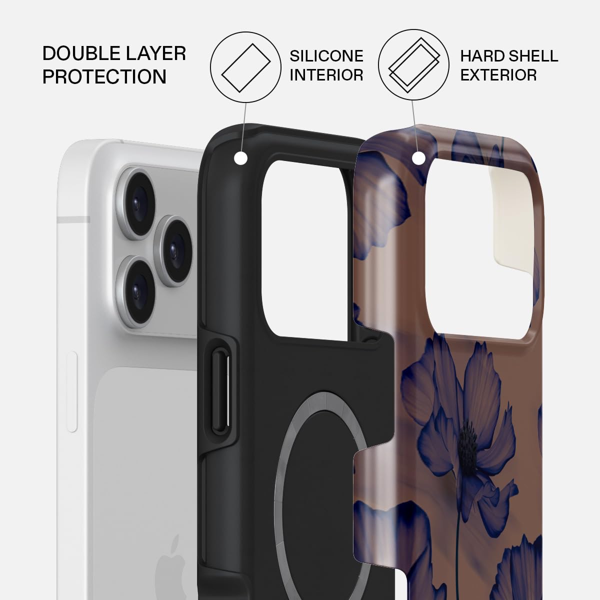 Amazon.com: BURGA Unisex Phone Case for iPhone 17 ProMax – Dual