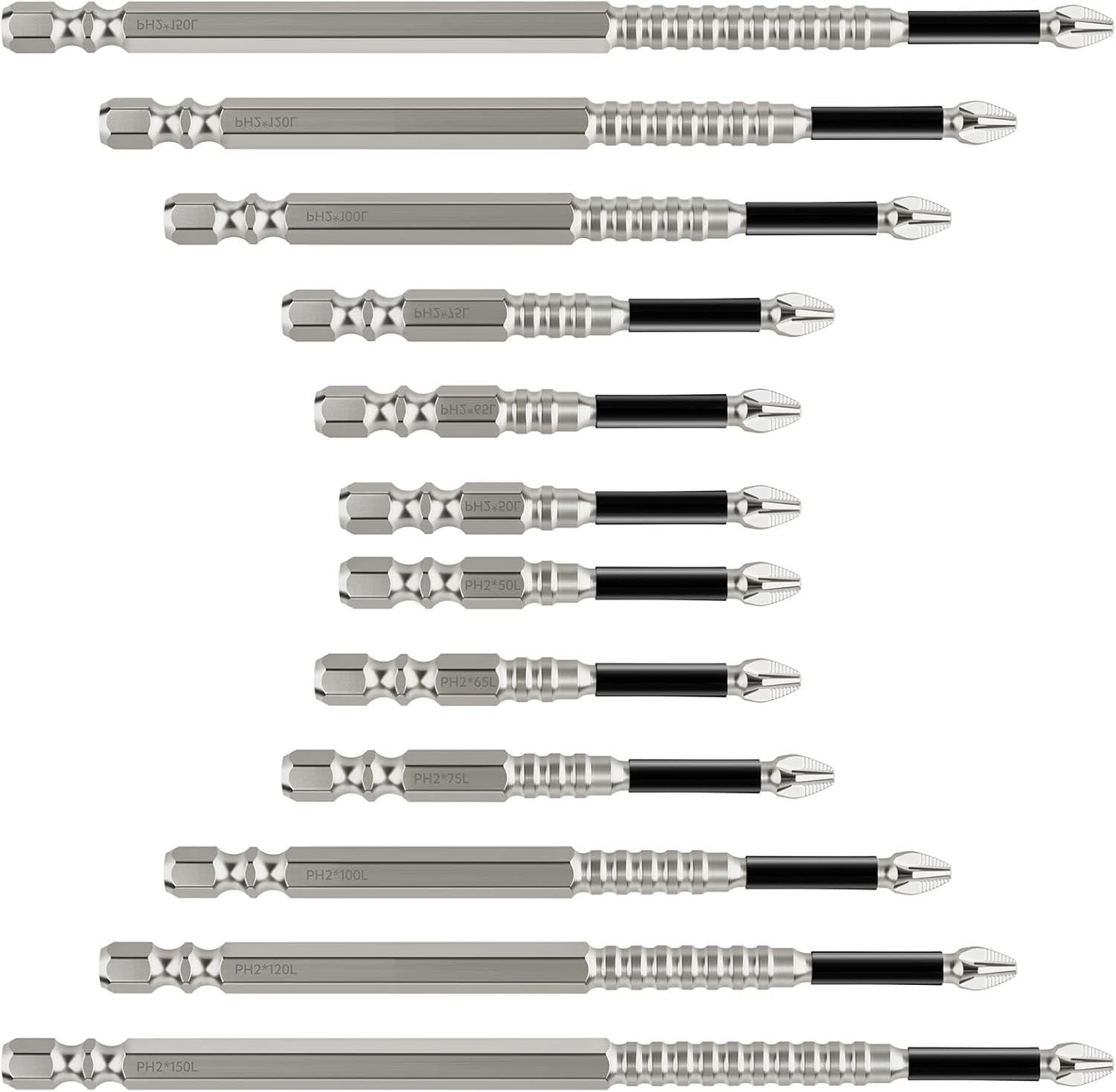 12Pcs Screwdriver Drill Bit Set, High Magnetic Anti-Slip Electric Screwdriver Drill Bit for Handheld Electric Drill