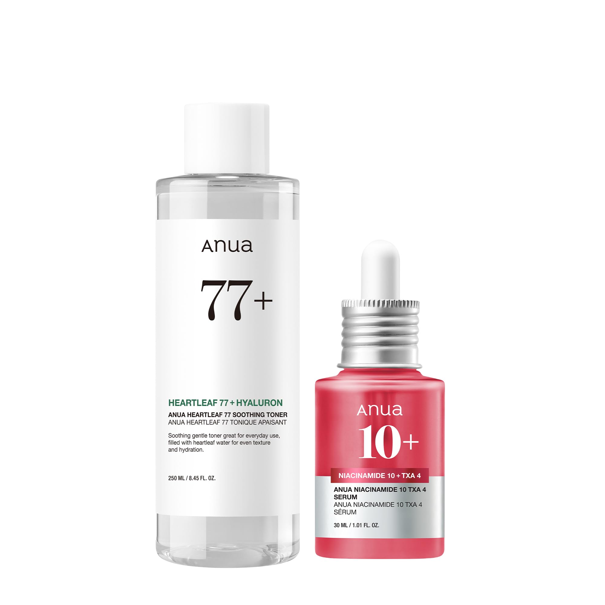 Amazon.com : Anua Glass Skin Prep Duo, 10% Niacinamide+4