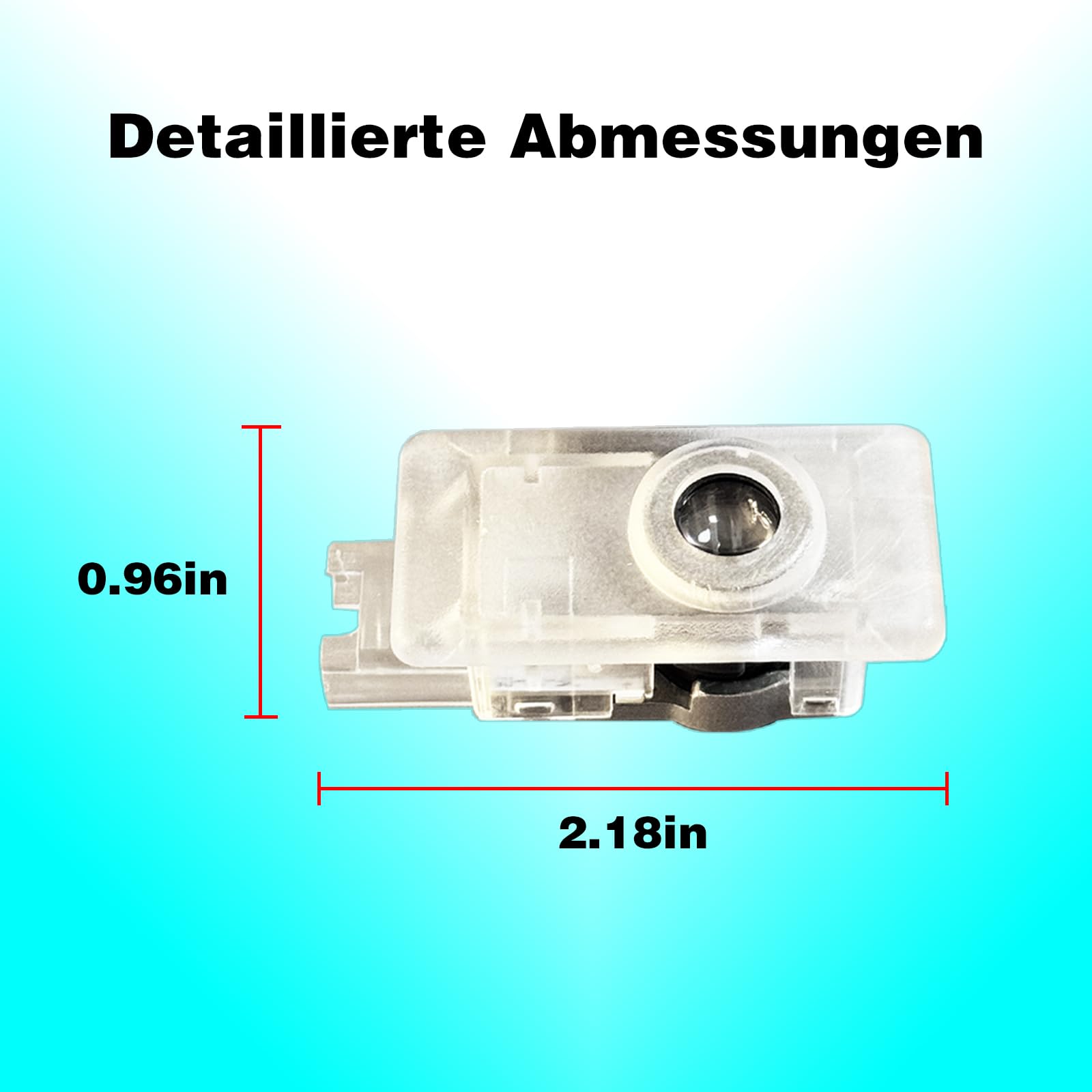 ERSDGG 4 luces de proyección para puerta, luces de bienvenida, luces fantasma, luces de puddle, compatibles con 50mm 1er F40 2er F44 3er G20 G21 G28 Z4 G29 2. Generation (50TH)