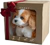 Intellectual Fellowship AI Puppy Pet Robot, Emotional Recognition, Realistic Moving, Walking and Dancing Dogs, Super Cute Dog Robot with Walking and Barking and Tail Bulging Function, Healing Item for