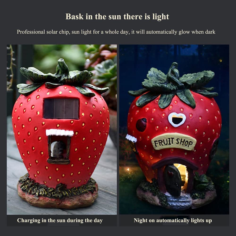 Solarna statuetka ogrodowa, dekoracja domu, ogrodowa, solarna statuetka LED, do ogrodu, trawnika, dekoracja zewnętrzna