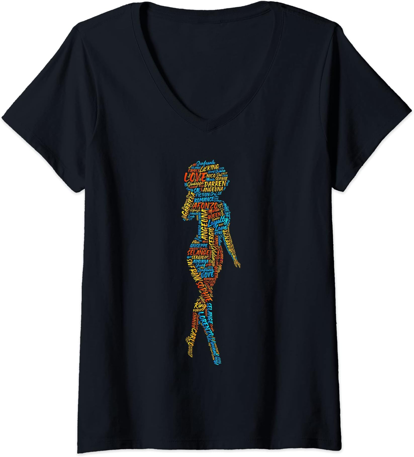 NovelTeesWomens Chic Noveltee V-Neck T-Shirt