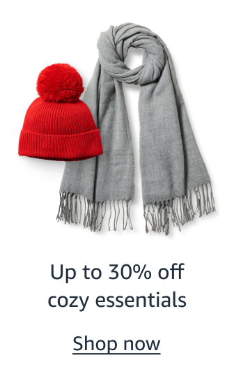 Up to 30% off cozy essentials
