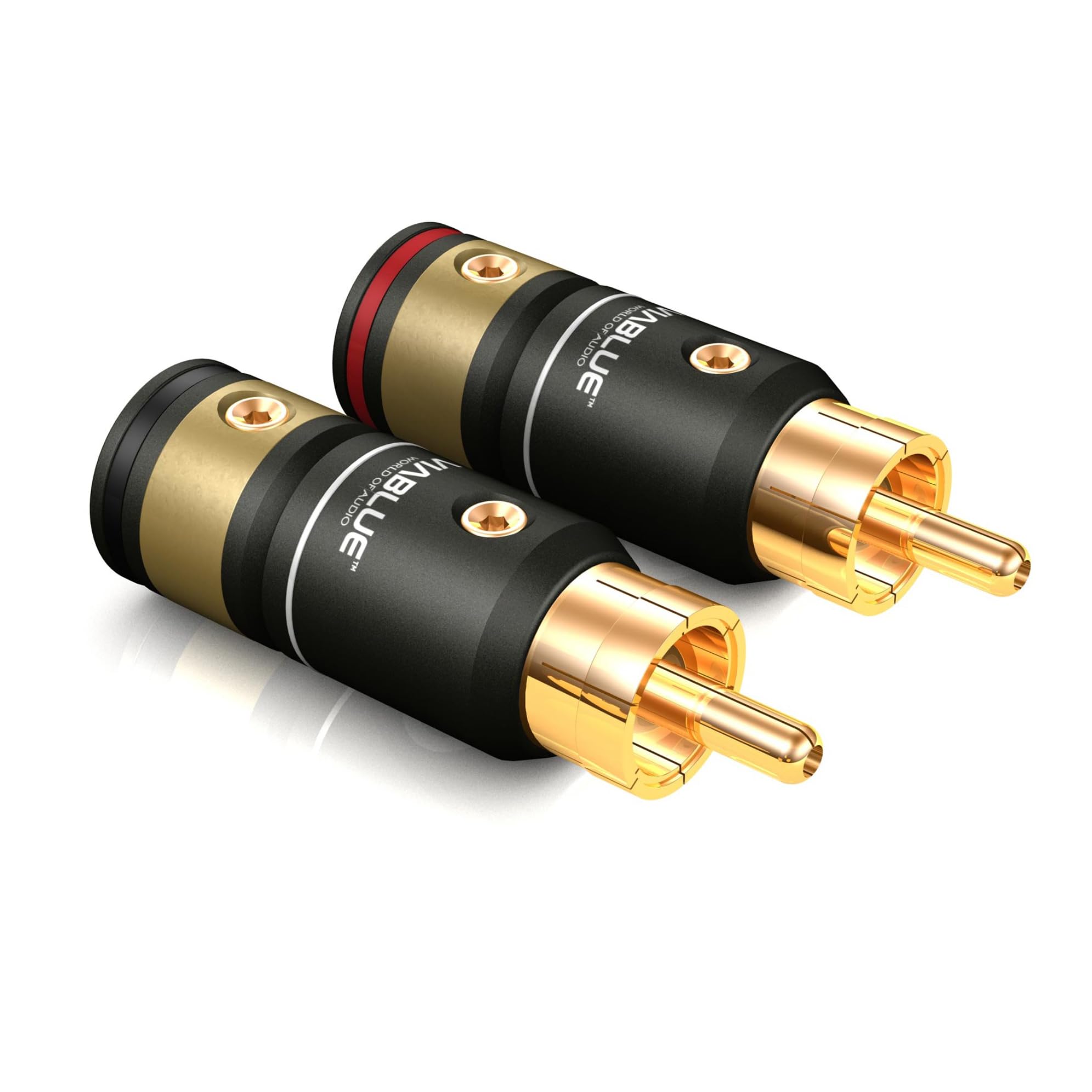 Câble audio stéréo Viablue NF S1 Quattro Silver Câble RCA 0,5 m
