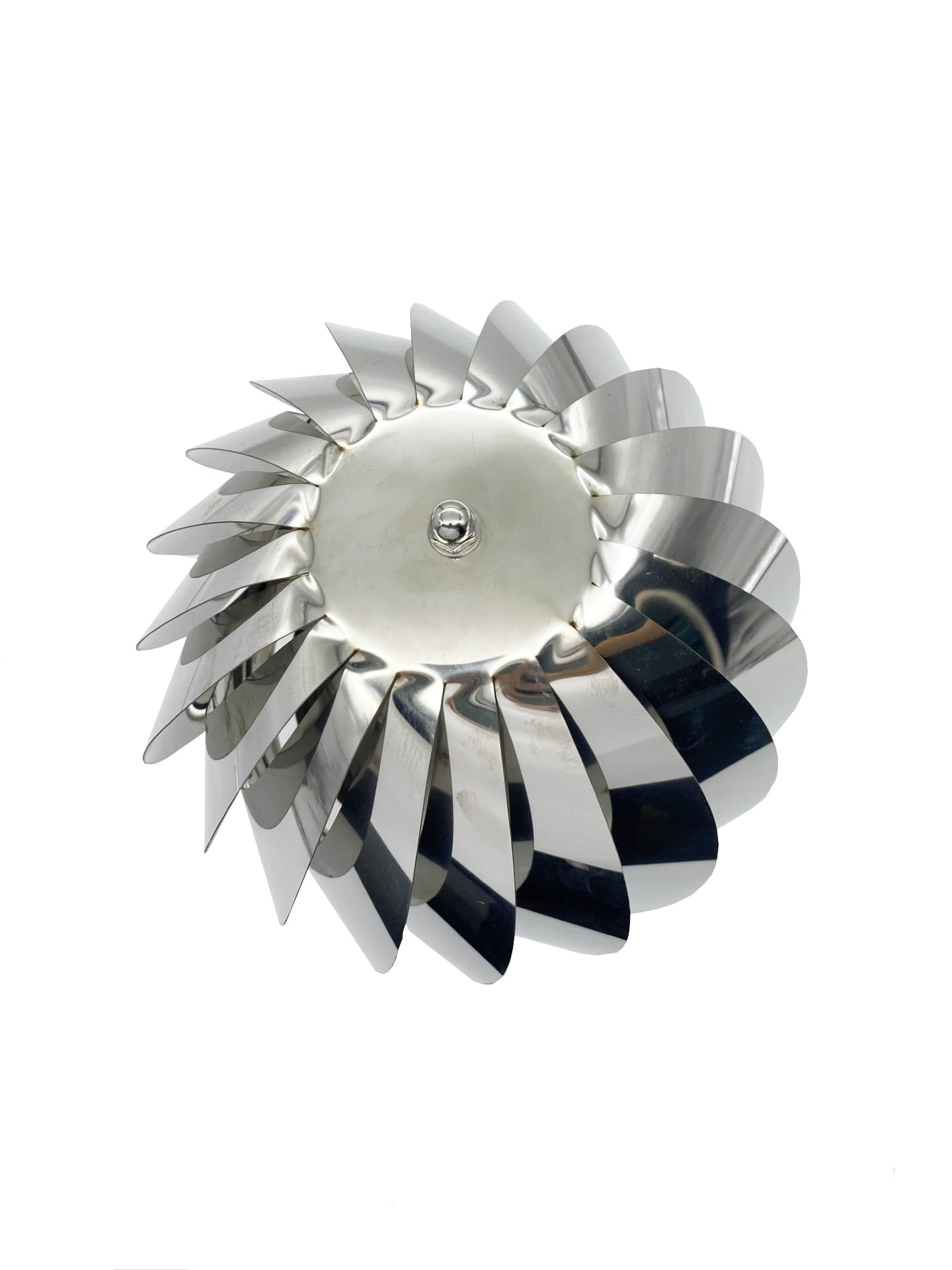 Sombrero Chimenea Giratorio de Acero Inoxidable, Sombrero Extractor de Humo Giratorio para Chimeneas, Campanas y Estufas (100mm)