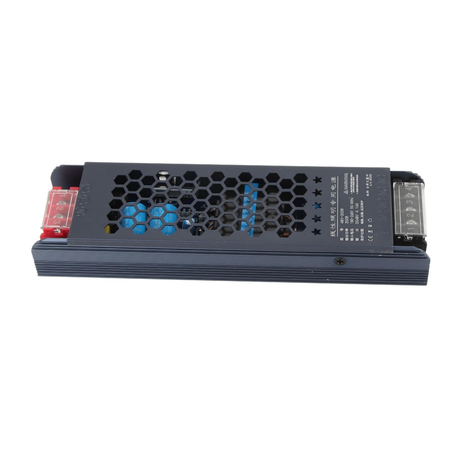 Blackull Power Powerply 48V Powerply LEDing Powerply Driver, 48V AC180-250V, Transformateur T, LED Powerply avec Conception de Bande (200W)