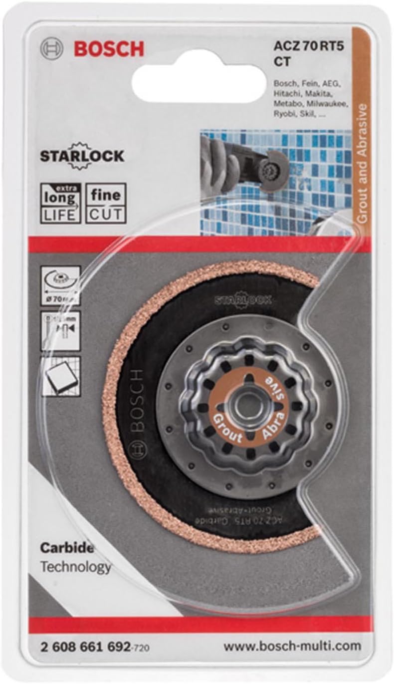 Bosch ACZ70RT5 Blade for Cut and Sew Multi-Tool 2.6 inches (65 mm) (Starlock)