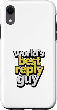 Reply Guy Funny Retro Case for iPhone XR