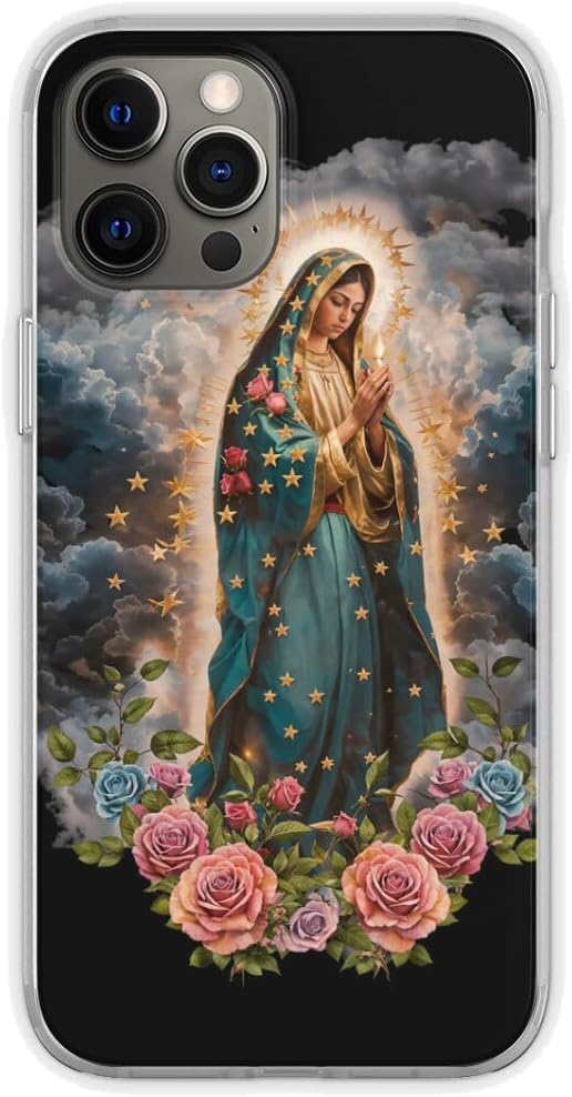 Phone Case Mexican Lady of Guadalupe Modern Art Virgin Mary Catholic for iPhone Phone Case Mexican Lady of Guadalupe Modern Art Virgin Mary Catholic for iPhone