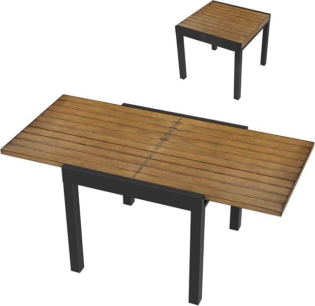Expandable Patio Dining Table