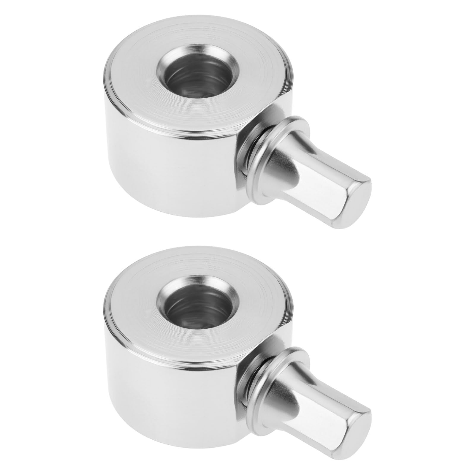 ECSiNG 2pcs Contrepoids en Acier pour Batte de Grosse Caisse Ouverture de 6,4mm Compatible avec La Plupart des Pédales de Batterie.