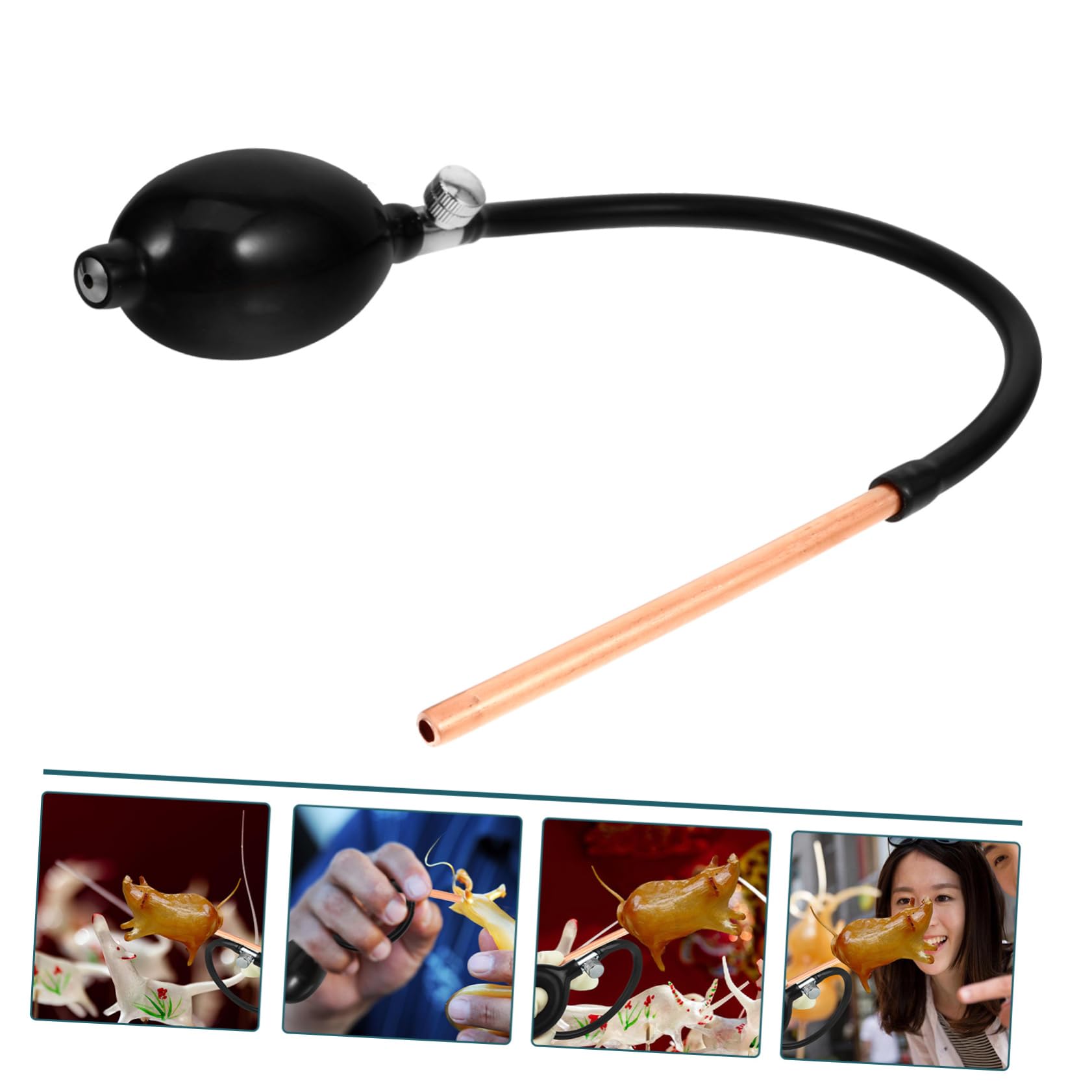 COLLBATH 4 Piezas De Azúcar Soplando Hombre Galletas Glaseado Artículo Azúcar Galleta Decoración Suministros Kit Gomoso Herramienta Enchufe Bomba Inalámbrica Galletas Gomitas