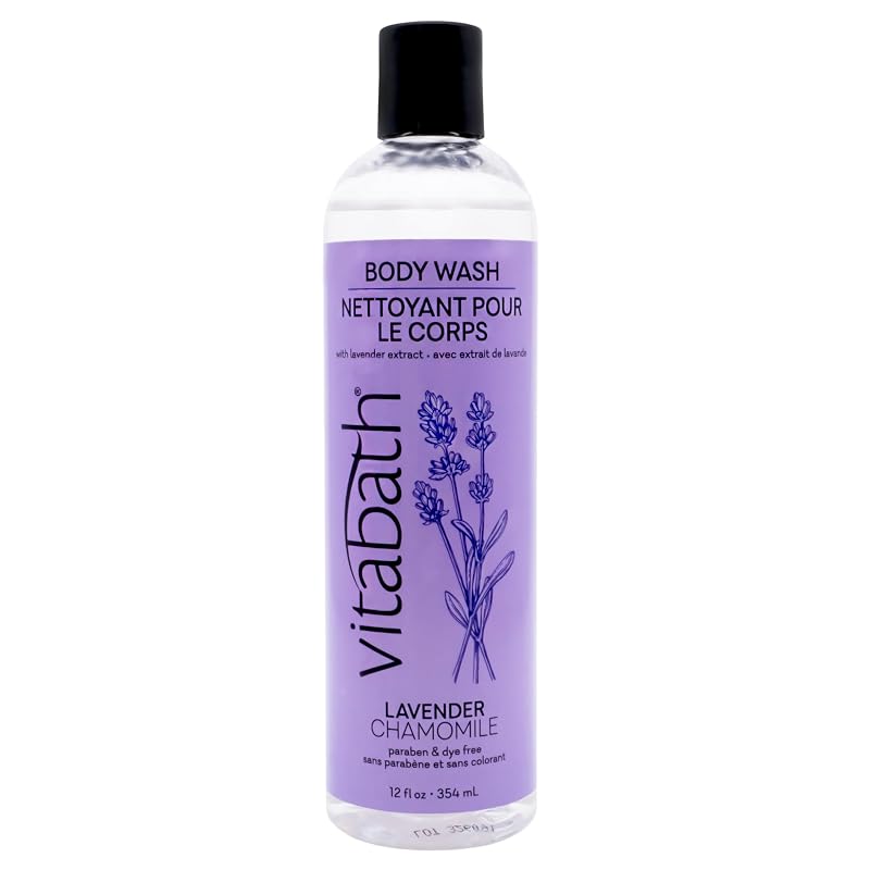 Sabonete líquido corporal Vitabath Lavender & Chamomile com baunilha – 355 mL