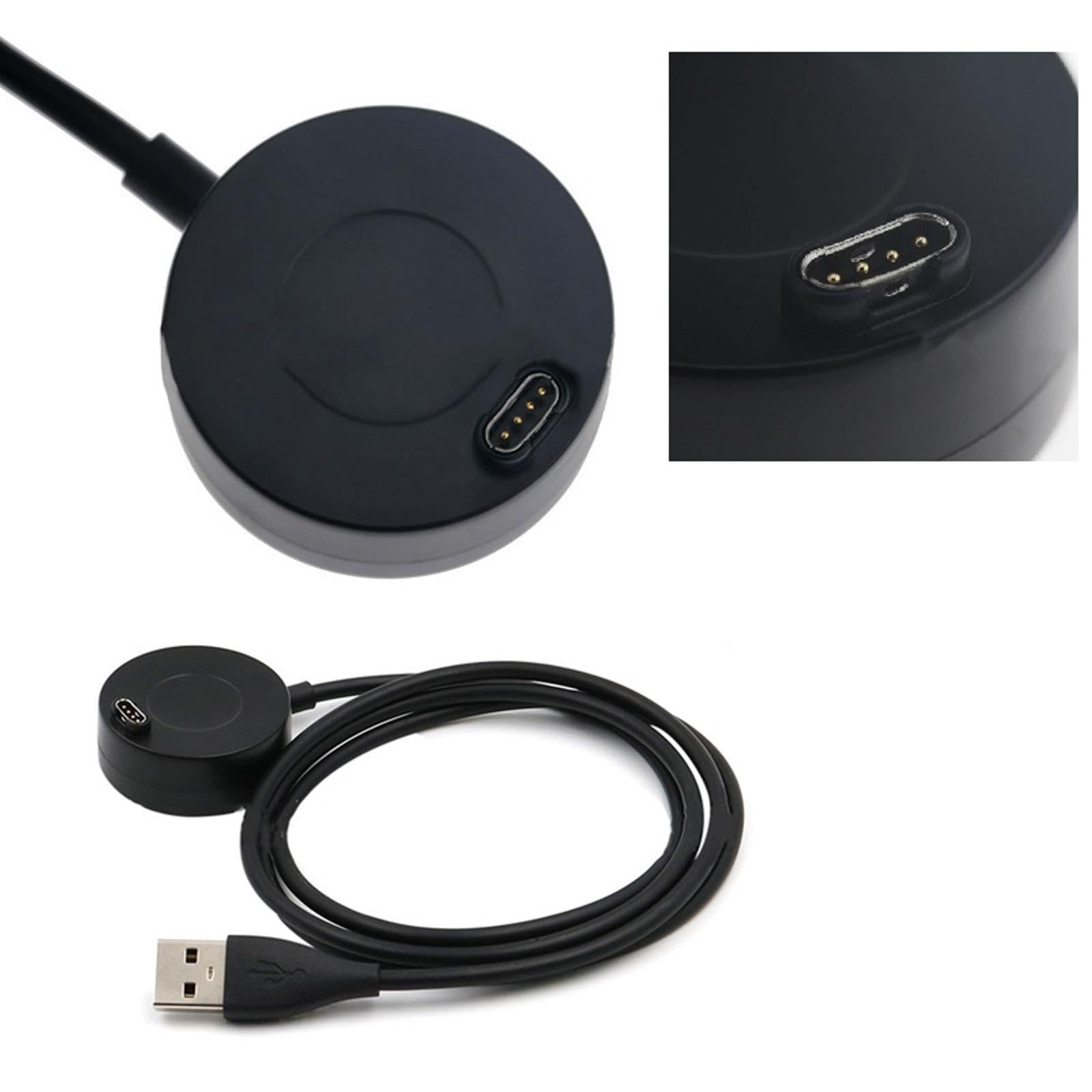 TECKEEN Watch Charger for Vivoactive 3/ for Fenix 5/5 Plus Smart Watch, Replacement Charging Cable Cord Magnetic Dock Stand