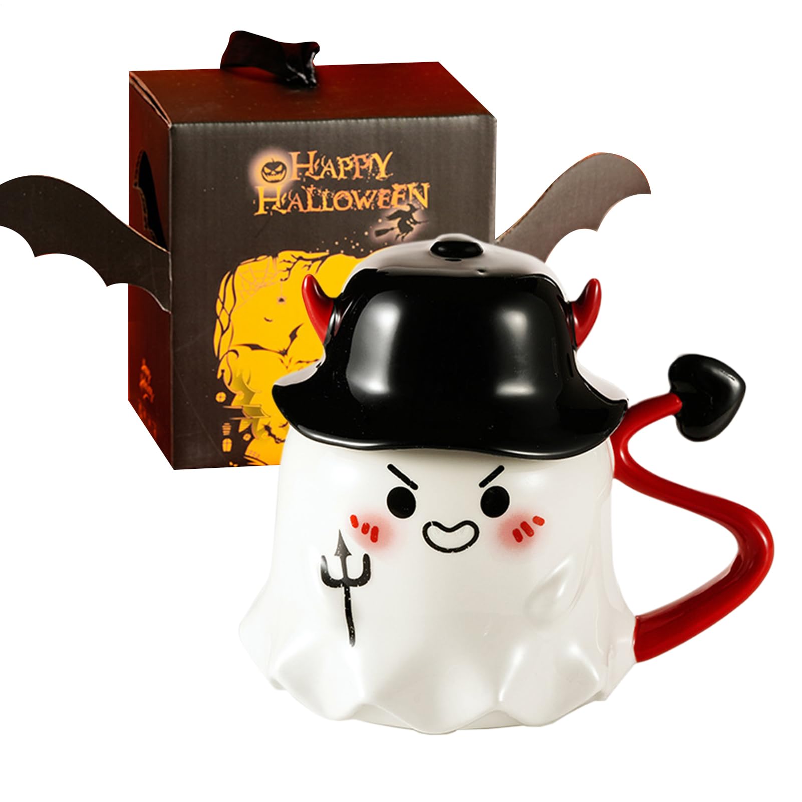 Tasses d'Halloween de qualité en céramique : l'élégance de la décoration de table