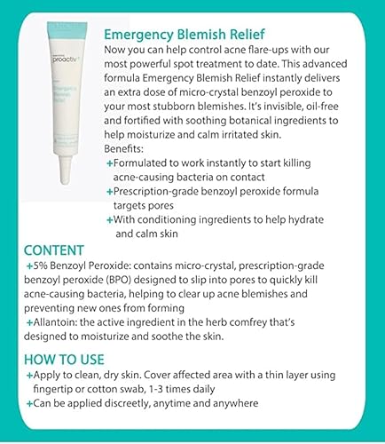 image for Proactiv Emergency Blemish Relief - Benzoyl Peroxide Gel - Acne Spot T